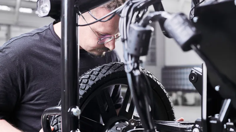 Service work on the prototype